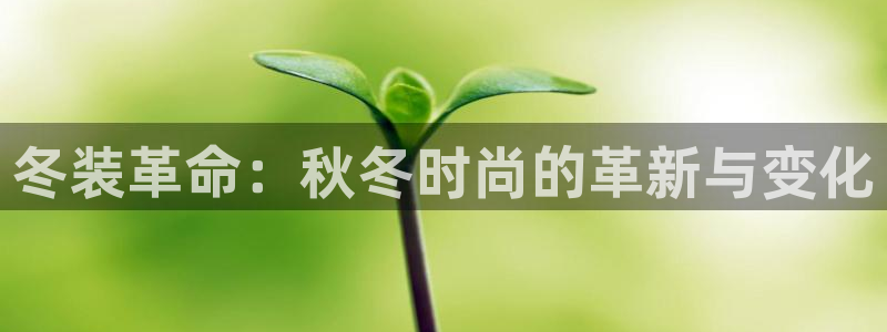 乐发平台真的假的：冬装革命：秋冬时尚的革